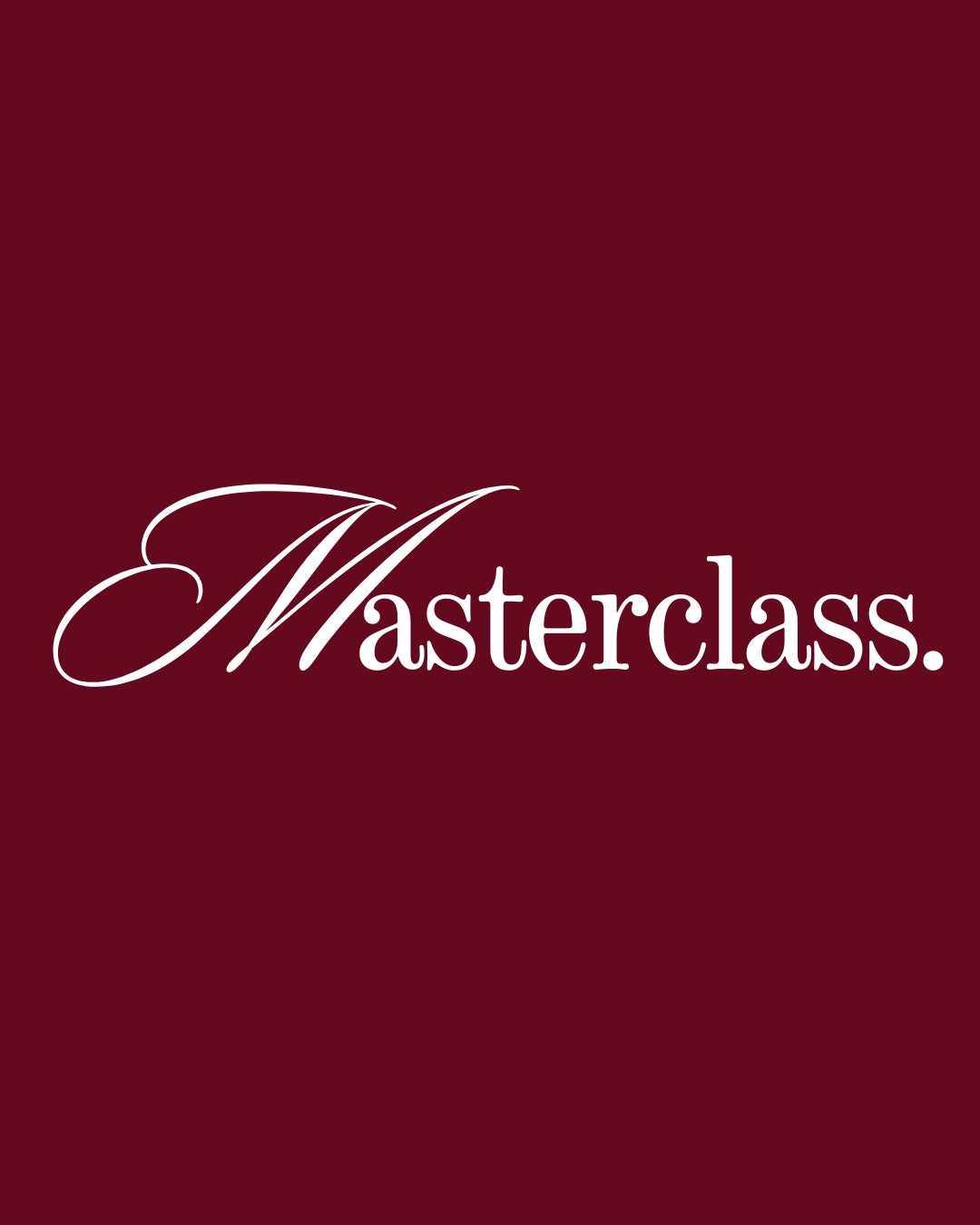 Masterclasses & Replays